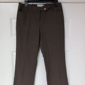 Calvin Klein Women's Tan Straight Leg Pants
